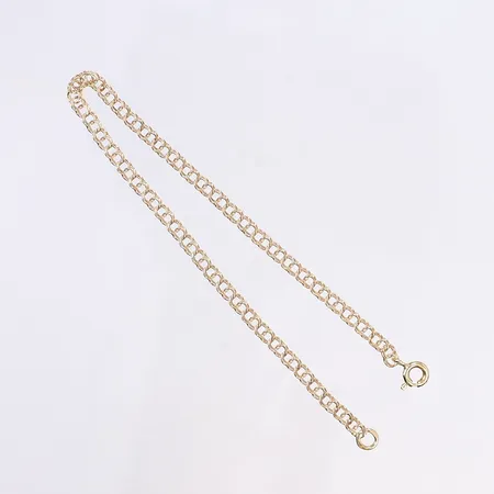 Armband Bismarck, 18,5cm, bredd 3mm, 18K Vikt: 2,2 g