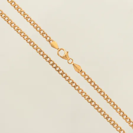 Kedja Pansar, längd 52cm, bredd 2,8mm, GHA, 18K  Vikt: 5,3 g