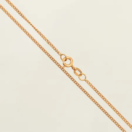 Kedja Pansar, längd 51cm, bredd ca 1,3mm, Guldfynd, 18K Vikt: 3,9 g