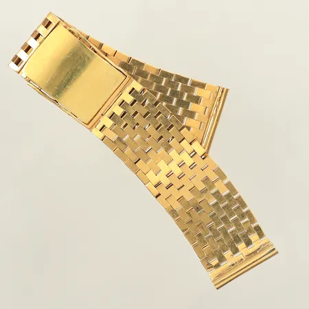 Klocklänk, längd 15cm, bredd 17,3mm, 18K  Vikt: 35,4 g