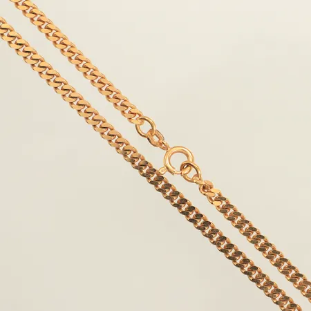 Kedja Pansar, längd 51cm, bredd 3,7mm, 18K  Vikt: 24,2 g