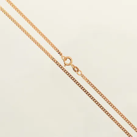 Kedja Pansar, längd 45cm, bredd 2,1mm, 18K  Vikt: 7,5 g