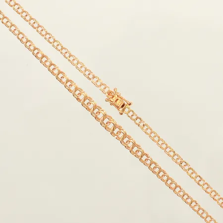 Collier doserad Bismarck, längd 48cm, bredd 2,9-4,8mm, 18K Vikt: 7,1 g