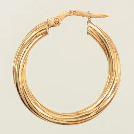 Ett udda örhänge, defekt, Ø23,8mm, 14K Vikt: 1 g