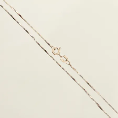 Kedja Venezia, längd 41cm, bredd 0,8mm, silver Vikt: 1,6 g