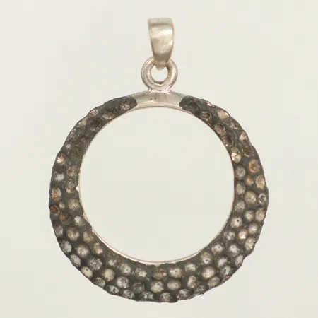 Hänge, Ø25mm, GHA, 925/1000 silver  Vikt: 3 g