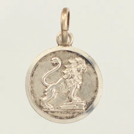 Hänge lejon, Ø17mm, Italy, 925/1000 silver Vikt: 2,2 g
