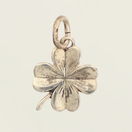 Hänge fyrklöver, Ø11mm, silver Vikt: 0,7 g