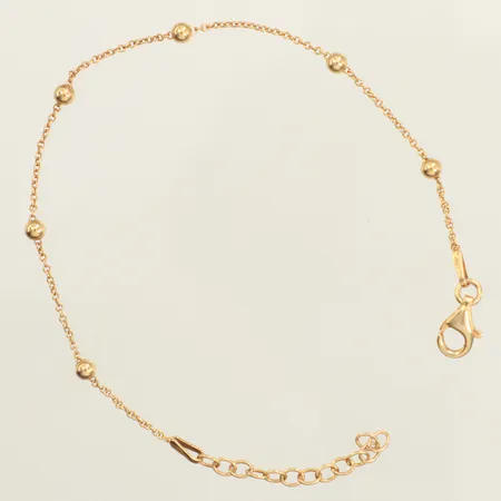 Armband, längd 16-19cm, bredd 3mm, GHA, 925/1000 silver Vikt: 1,4 g