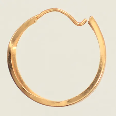 Ett udda örhänge, Ø14,9mm, defekt, 14K Vikt: 0,2 g