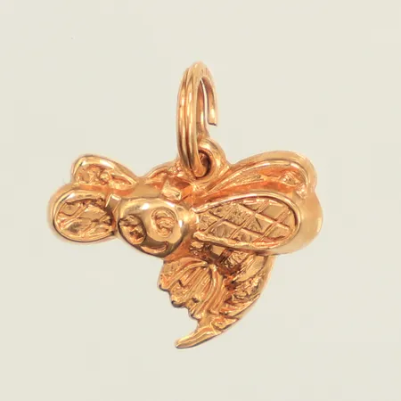 Hänge geting, längd 13mm, bredd 12,7mm, 18K Vikt: 0,5 g