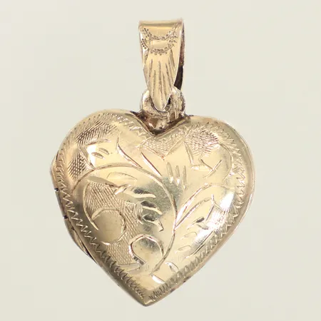 Medaljong, hjärta, längd 30mm, bredd 20mm, silver  Vikt: 3,9 g