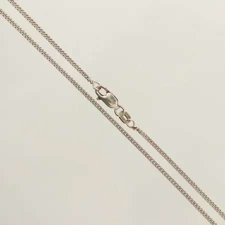 Kedja Pansar, längd 45cm, bredd 1,6mm, 925/1000 silver Vikt: 3,3 g