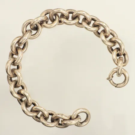Armband, längd 23cm, bredd 15,9mm, 835/1000 silver Vikt: 41,9 g
