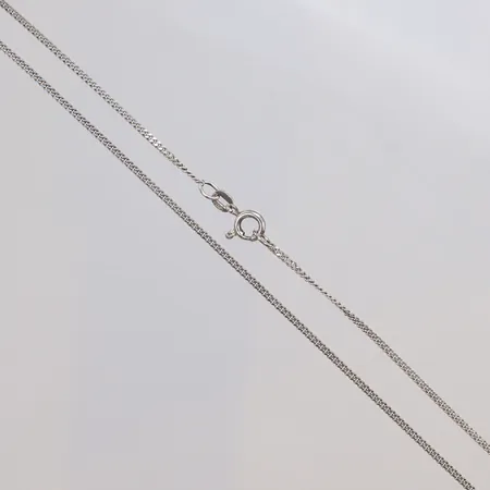 Kedja pansar, 42,5cm, bredd 1,5mm, balestra, silver 925/1000 Vikt: 2,8 g