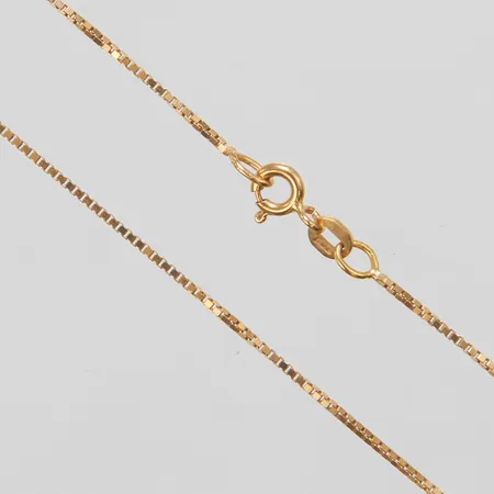 Kedja Venezia, längd ca 42cm, bredd 1mm, Balestra, 18K Vikt: 3,1 g