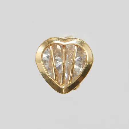 Ett udda örhänge, sten, 14K Vikt: 0,9 g