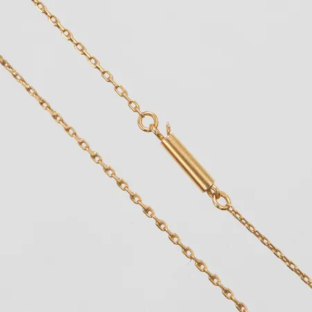 Kedja Ankar, längd ca 43cm, bredd 0,8mm, 18K Vikt: 3,3 g
