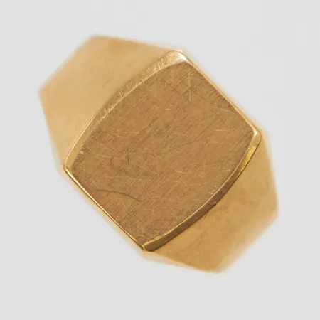 Klackring, stl 17½, bredd 4-12,5mm, repig, 18K Vikt: 4,8 g