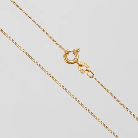 Kedja Pansar, längd ca 48cm, bredd 0,5mm, Unoaerre, 18K Vikt: 1,5 g