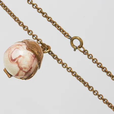 Collier Kalevala Koru, sten,  Ankarlänk längd ca 80cm, bredd 2-26mm, Finland, brons.