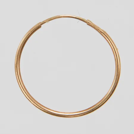 Udda örhänge, Ø 15mm, bredd 1mm, 9K Vikt: 0,1 g