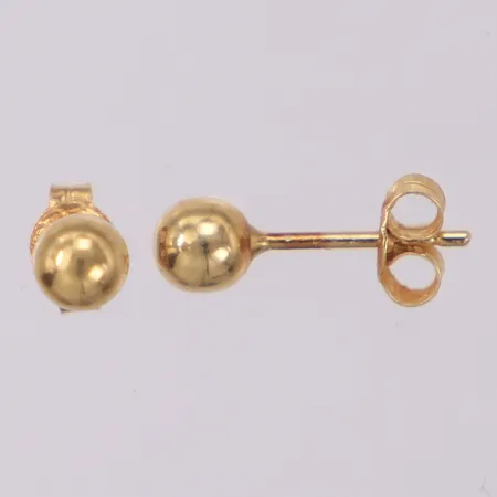 Örhängen, kulor, Ø4mm, stift, 18K Vikt: 0,4 g