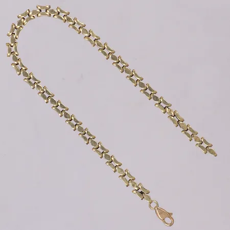 Armband, 19,5cm, bredd: 4,5mm, 14K Vikt: 6 g