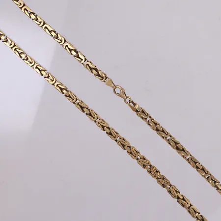 Kedja, kejsarlänk, 58,5cm, bredd: 5,2mm, 14K Vikt: 89,7 g