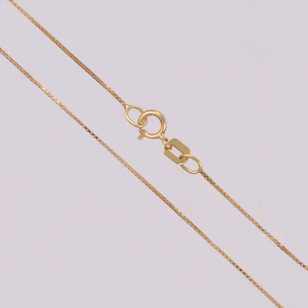 Kedja, venezia, 40,5cm, bredd: 0,5mm, 18K Vikt: 1,1 g