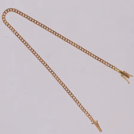 Armband, pansar, 19,5cm, bredd: 2,5mm, 18K Vikt: 3 g