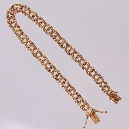 Armband, Bismarck, 20cm, bredd: 6,3mm, 18K Vikt: 13,6 g