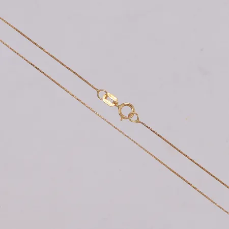 Kedja, venezia, 41cm, bredd: 0,5mm, 18K Vikt: 0,9 g