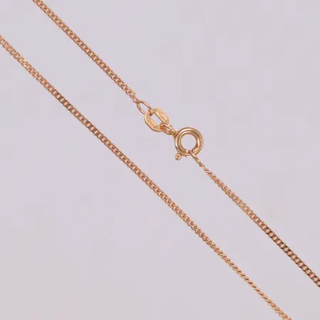 Kedja, pansar, 36cm, bredd: 1,2mm, GHA, 18K Vikt: 2,1 g