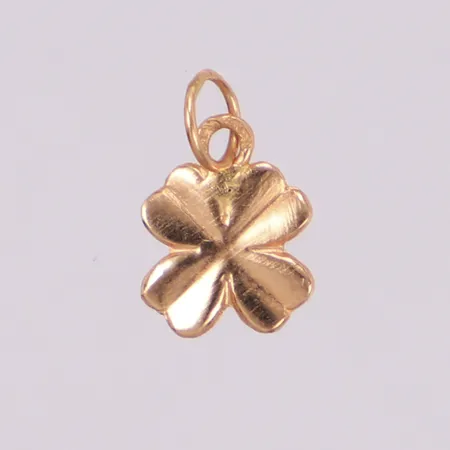 Hänge, fyrklöver, 12mm, 18K Vikt: 0,3 g