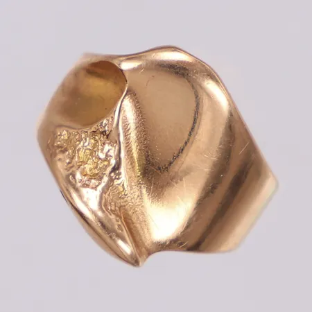 Ring, stl 17½, 4,8-16,4mm, smärre repor, 14K  Vikt: 5,1 g