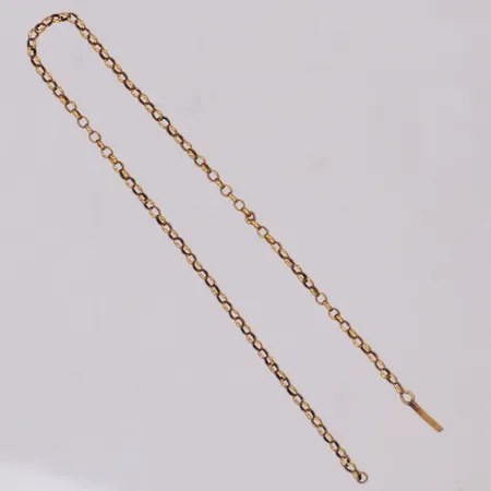 Armband, Ärtlänk, längd 20,3cm, bredd 1,6mm, defekt lås, 14K Vikt: 2,4 g