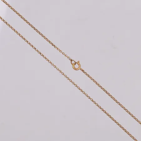 Kedja, Ärtlänk, längd 44cm, bredd 1,4mm, 18K Vikt: 3,3 g