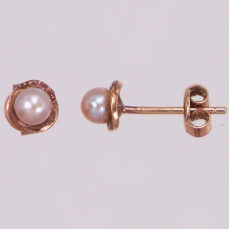 Örhängen, pärlor, Ø6mm, stift, Glamira, 14K Vikt: 1,1 g