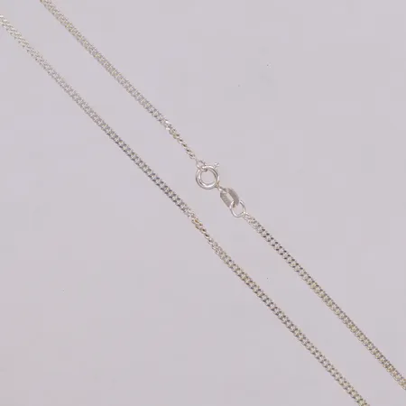 Kedja, pansar, 42,5cm, bredd_ 1,9mm, 925/1000 silver Vikt: 4 g