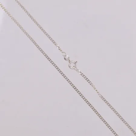 Kedja, pansar 45cm, bredd: 2mm, 925/1000 silver Vikt: 4,7 g