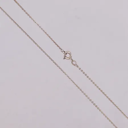 Kedja, ankar, 47cm, bredd: 1mm, 835/1000 silver Vikt: 2,2 g