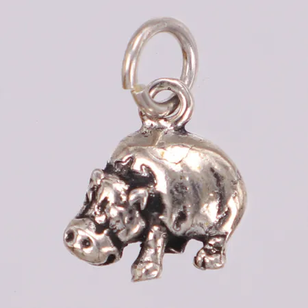 Hänge, ko, 17mm, 925/1000 silver Vikt: 1,9 g