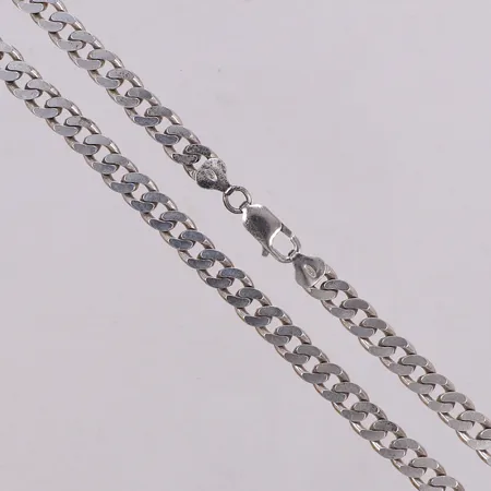 Kedja, pansar, 51cm, bredd: 7,2mm, GHA, 925/1000 silver Vikt: 47 g