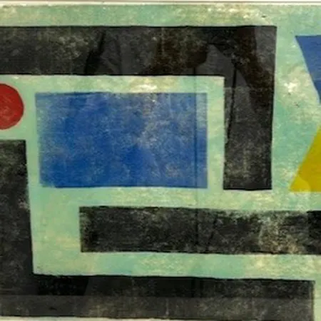 Tavla, blandteknik, figurkomposition, 28x41cm, signerad Bengt Orup (1916-1996) Specialfrakt, kontakta pantbankskontoret för mer information.