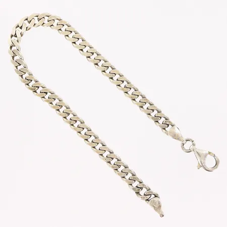 Armband Pansar, 19,5cm, bredd 5mm, lås defekt, GHA, silver 925/1000. Vikt: 10,7 g