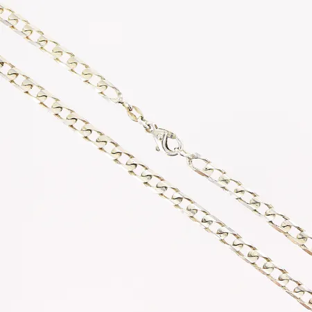 Kedja Pansar, 50,5cm, bredd 4mm, svensk importstämpel, silver 925/1000. Vikt: 19,9 g