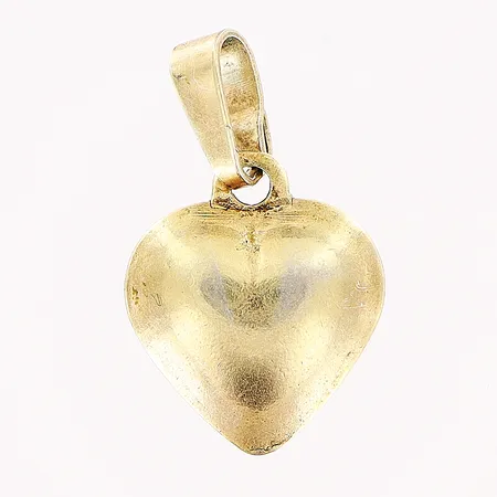 Hänge, hjärta, 10x17mm, förgyllt silver 835/1000 Vikt: 1,3 g