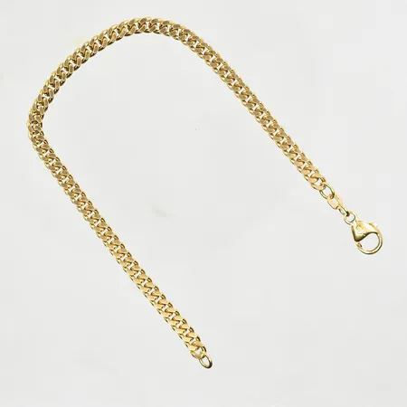 Armband Pansar, längd 20 cm, bredd 4 mm, 18K. Vikt: 12,8 g
