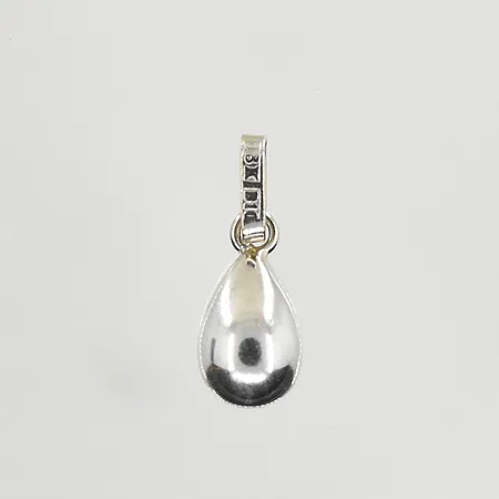 Hänge droppe, längd 13 mm, bredd 5 mm, 18K. Vikt: 0,5 g